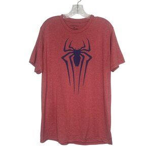 The Amazing Spiderman 2 Graphic Tee Tshirt Mens XL Red Marvel Superhero